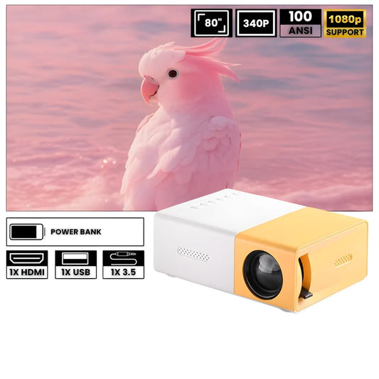 Mini Proiettore Portatile Plug & Play – Cinema Ovunque Senza Complicazioni