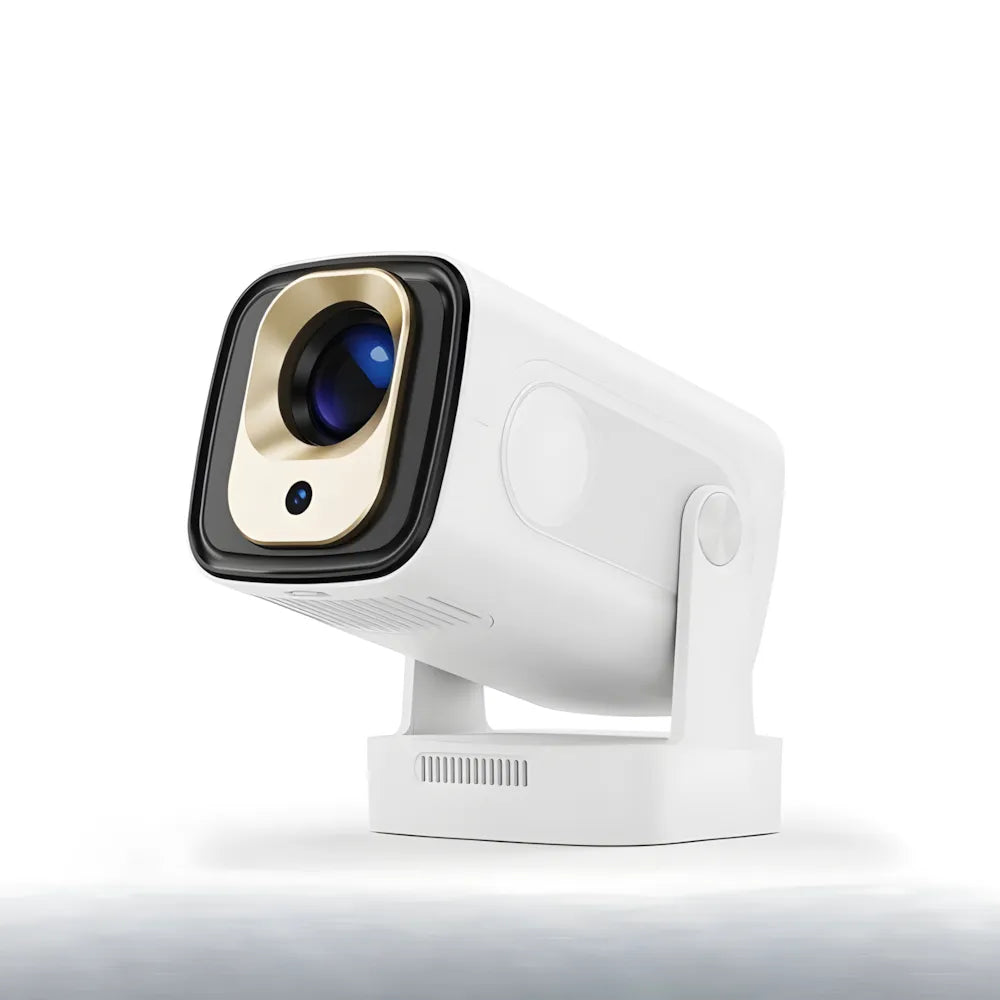 Proiettore portatile intelligente Full HD: cinema ovunque senza cavi, Android 11, WiFi 6 e autofocus per immagini perfette