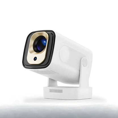 Proiettore portatile intelligente Full HD: cinema ovunque senza cavi, Android 11, WiFi 6 e autofocus per immagini perfette
