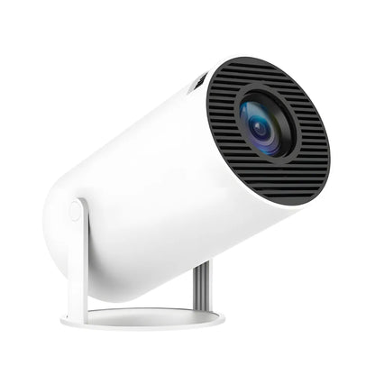 Mini proiettore HD portatile Android: base rotante 180°, autofocus, WiFi 6, Bluetooth e proiezione su muro o soffitto fino a 135”