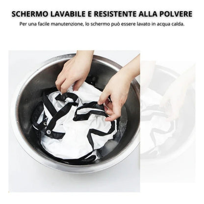 Schermo Portatile per Proiettore 180° con Colori Brillanti e Facile da Installare