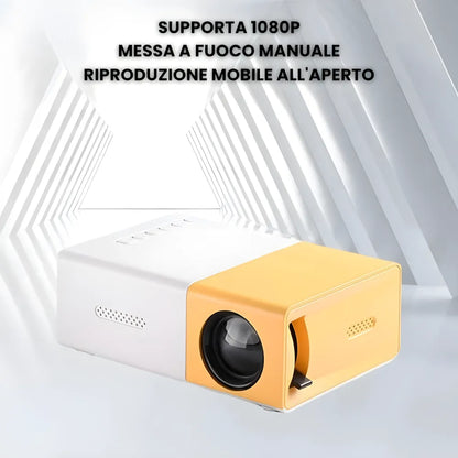 Mini Proiettore Portatile Plug & Play – Cinema Ovunque Senza Complicazioni